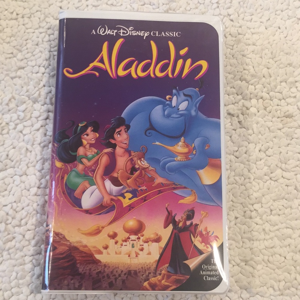 Rare Aladdin Vhs New the cheapest